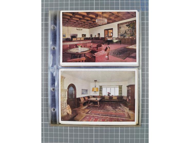 1933/45, Propaganda, Album mit 332 Propagandakarten: 275 Ansichtskarten mit etlichen besseren Stücken (1 Repro), 12 Gedenkblä