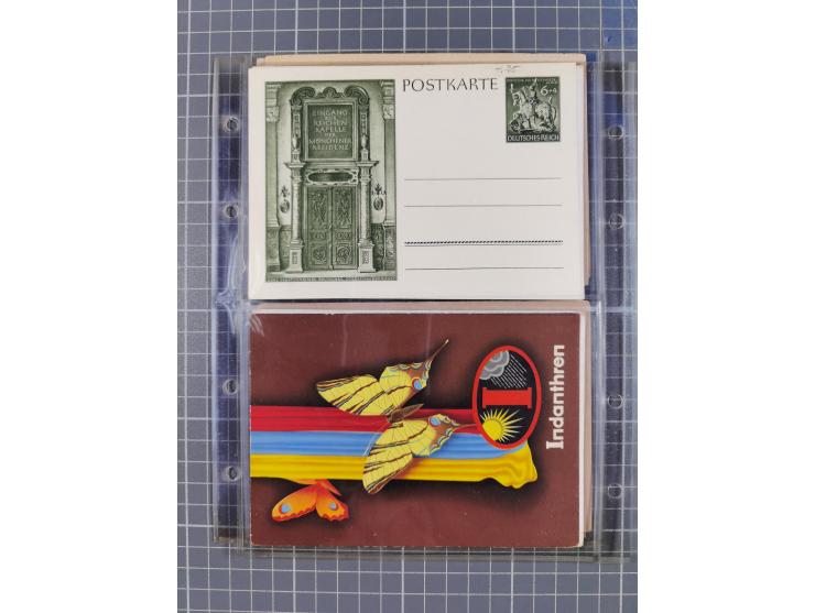 1933/45, Propaganda, Album mit 332 Propagandakarten: 275 Ansichtskarten mit etlichen besseren Stücken (1 Repro), 12 Gedenkblä