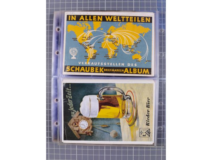 1933/45, Propaganda, Album mit 332 Propagandakarten: 275 Ansichtskarten mit etlichen besseren Stücken (1 Repro), 12 Gedenkblä