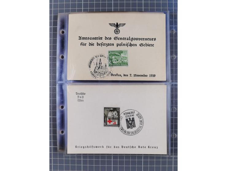 1933/45, Propaganda, Album mit 332 Propagandakarten: 275 Ansichtskarten mit etlichen besseren Stücken (1 Repro), 12 Gedenkblä
