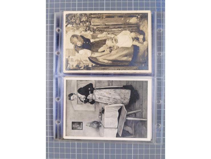 1933/45, Propaganda, Album mit 332 Propagandakarten: 275 Ansichtskarten mit etlichen besseren Stücken (1 Repro), 12 Gedenkblä