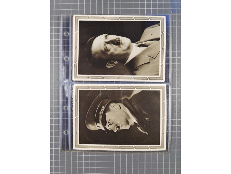 1933/45, Propaganda, Album mit 332 Propagandakarten: 275 Ansichtskarten mit etlichen besseren Stücken (1 Repro), 12 Gedenkblä