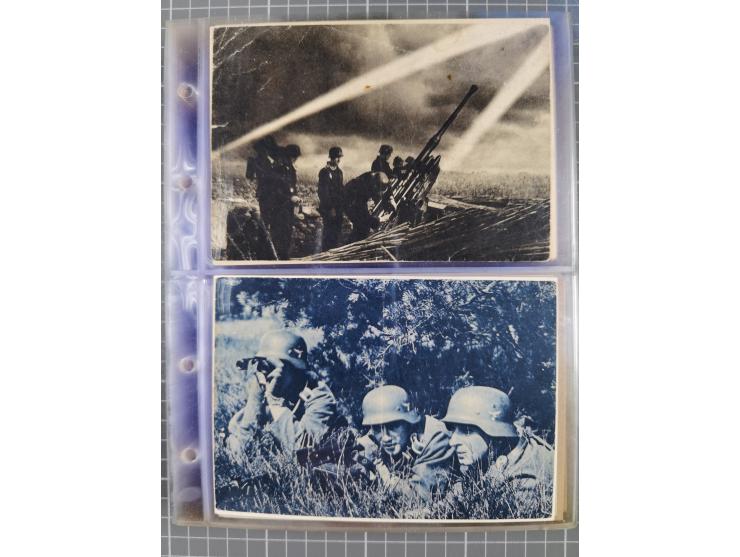 1933/45, Propaganda, Album mit 332 Propagandakarten: 275 Ansichtskarten mit etlichen besseren Stücken (1 Repro), 12 Gedenkblä