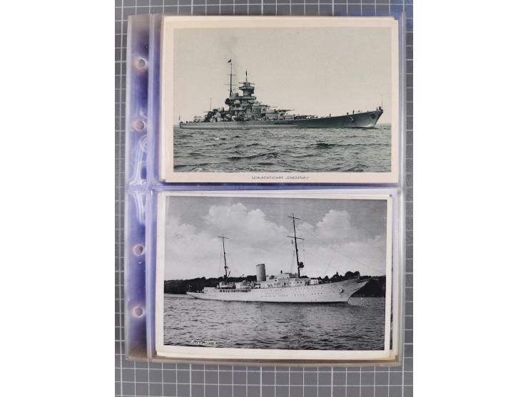 1933/45, Propaganda, Album mit 332 Propagandakarten: 275 Ansichtskarten mit etlichen besseren Stücken (1 Repro), 12 Gedenkblä