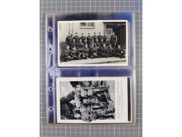 1933/45, Propaganda, Album mit 332 Propagandakarten: 275 Ansichtskarten mit etlichen besseren Stücken (1 Repro), 12 Gedenkblä