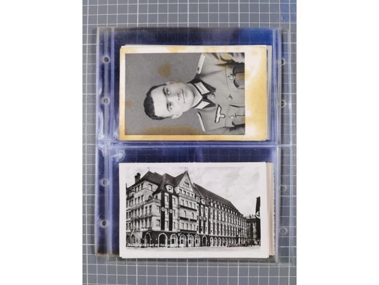 1933/45, Propaganda, Album mit 332 Propagandakarten: 275 Ansichtskarten mit etlichen besseren Stücken (1 Repro), 12 Gedenkblä