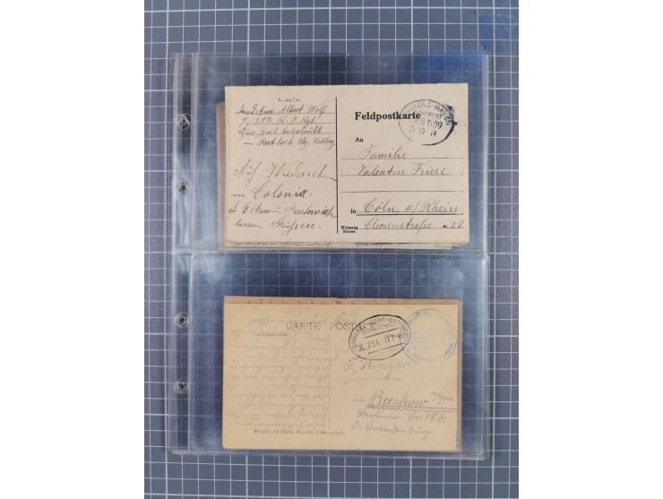 1866/1956, Bahnpost 245 Briefe, Karten, dabei 136 Belege AD/Kaiserreich
