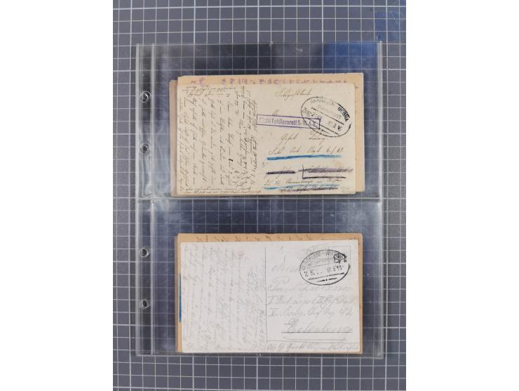 1866/1956, Bahnpost 245 Briefe, Karten, dabei 136 Belege AD/Kaiserreich
