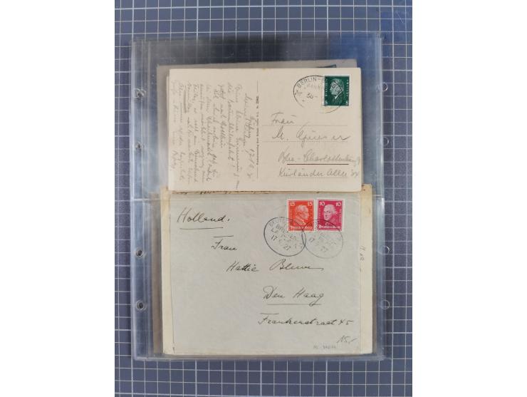 1866/1956, Bahnpost 245 Briefe, Karten, dabei 136 Belege AD/Kaiserreich
