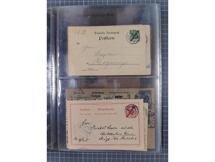 Türkei bis Togo, 70 Briefe, viele Ansichtskarten und Ganzsachen (DNG, DOA. Kamerun, Marianen, Togo, Marokko und Türkei) dabei