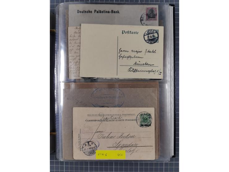 Türkei bis Togo, 70 Briefe, viele Ansichtskarten und Ganzsachen (DNG, DOA. Kamerun, Marianen, Togo, Marokko und Türkei) dabei