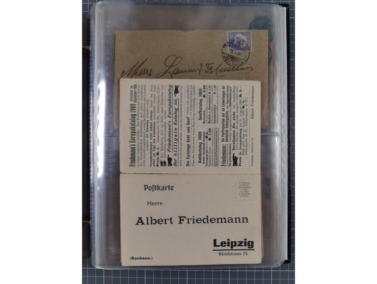 Türkei bis Togo, 70 Briefe, viele Ansichtskarten und Ganzsachen (DNG, DOA. Kamerun, Marianen, Togo, Marokko und Türkei) dabei