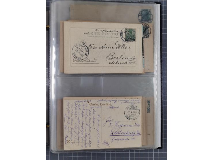 Türkei bis Togo, 70 Briefe, viele Ansichtskarten und Ganzsachen (DNG, DOA. Kamerun, Marianen, Togo, Marokko und Türkei) dabei