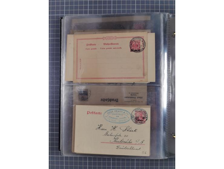 Türkei bis Togo, 70 Briefe, viele Ansichtskarten und Ganzsachen (DNG, DOA. Kamerun, Marianen, Togo, Marokko und Türkei) dabei