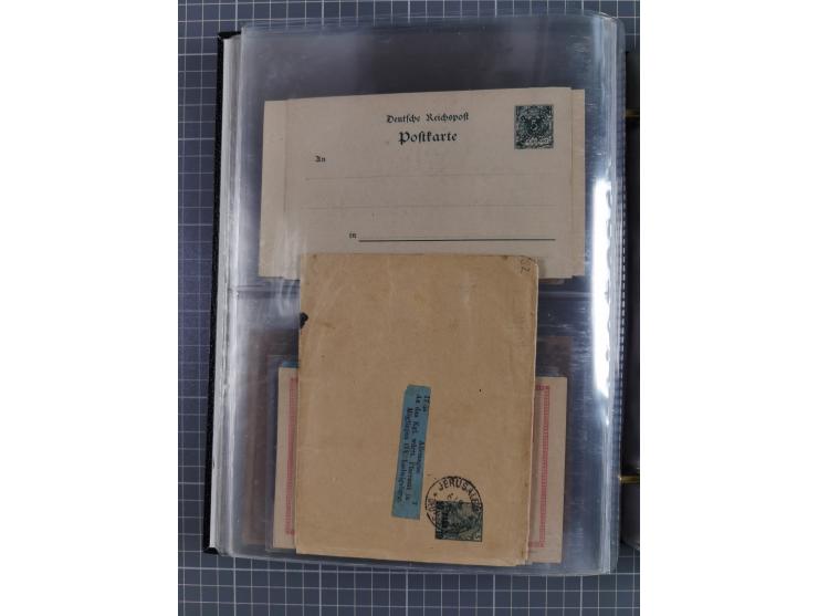 Türkei bis Togo, 70 Briefe, viele Ansichtskarten und Ganzsachen (DNG, DOA. Kamerun, Marianen, Togo, Marokko und Türkei) dabei