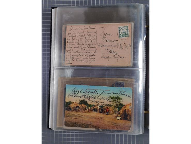 Türkei bis Togo, 70 Briefe, viele Ansichtskarten und Ganzsachen (DNG, DOA. Kamerun, Marianen, Togo, Marokko und Türkei) dabei