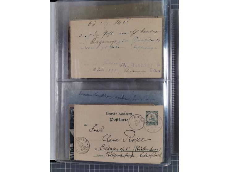 Türkei bis Togo, 70 Briefe, viele Ansichtskarten und Ganzsachen (DNG, DOA. Kamerun, Marianen, Togo, Marokko und Türkei) dabei