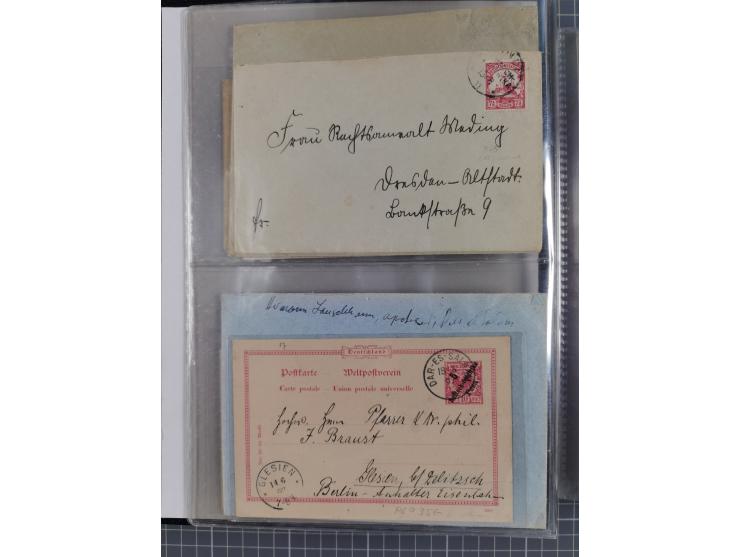 Türkei bis Togo, 70 Briefe, viele Ansichtskarten und Ganzsachen (DNG, DOA. Kamerun, Marianen, Togo, Marokko und Türkei) dabei