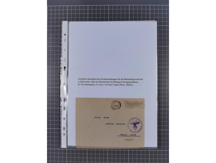 1933/45, Dokumentation: "Italienische Fremdarbeiter 1939-1943 und italienische Zwangsarbeiter sowie in zivile Zwangsarbeiter 