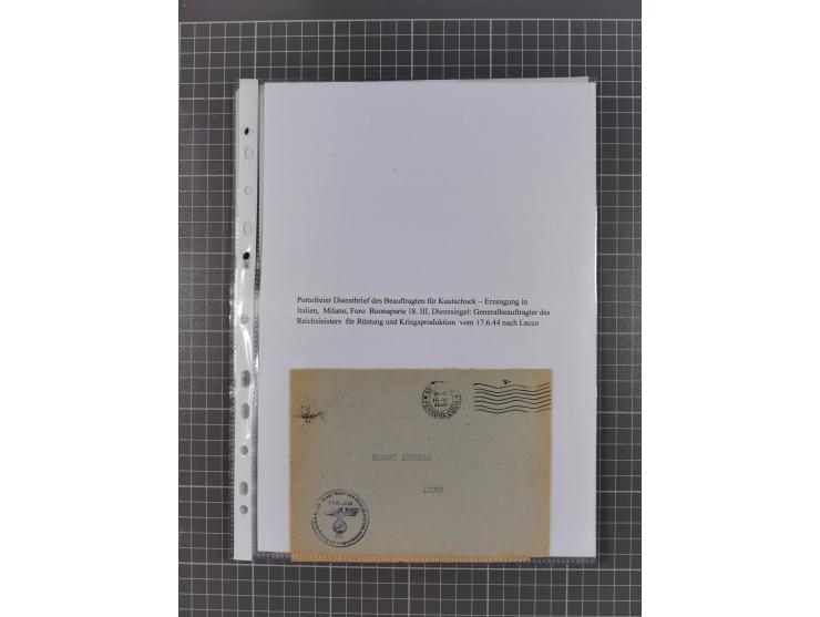 1933/45, Dokumentation: "Italienische Fremdarbeiter 1939-1943 und italienische Zwangsarbeiter sowie in zivile Zwangsarbeiter 