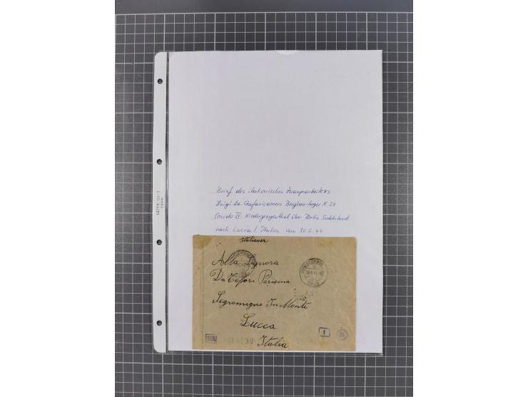 1933/45, Dokumentation: "Italienische Fremdarbeiter 1939-1943 und italienische Zwangsarbeiter sowie in zivile Zwangsarbeiter 