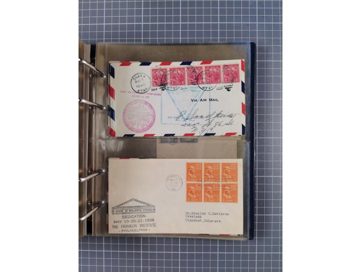 1903/80, &nbsp;Album mit 128 Mehrfachfrankaturen mit mindestens vier Marken, meistens aber mit mehr Marken (48 St. Ausland) d