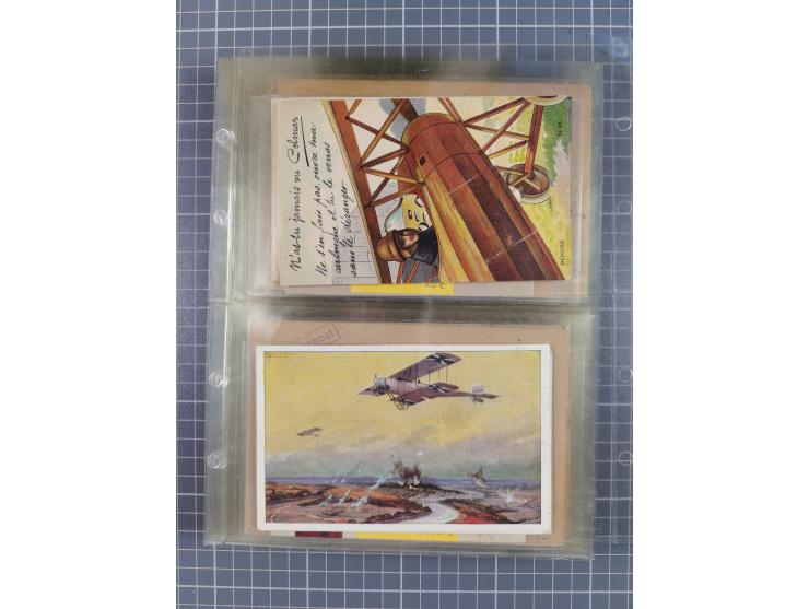 1910/45, Deutsche und internationale Flugpost, 2 Alben mit 430 Briefen, Karten, GZ, Ansichtskarten, dabei Deutsches Reich mit