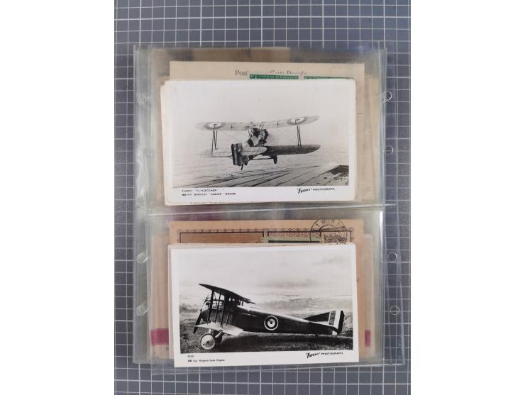 1910/45, Deutsche und internationale Flugpost, 2 Alben mit 430 Briefen, Karten, GZ, Ansichtskarten, dabei Deutsches Reich mit