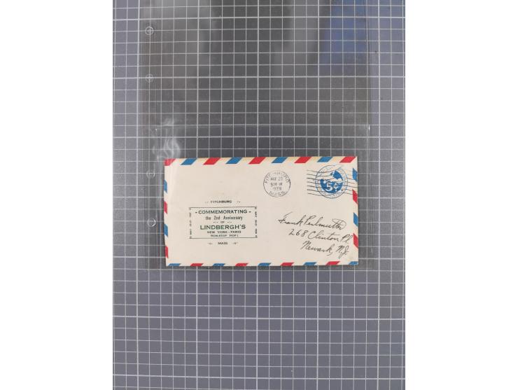 1910/45, Deutsche und internationale Flugpost, 2 Alben mit 430 Briefen, Karten, GZ, Ansichtskarten, dabei Deutsches Reich mit