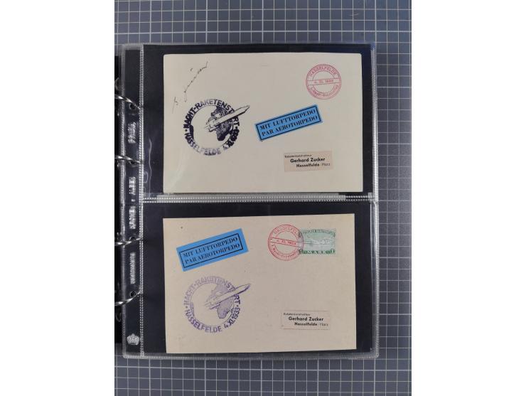 1933/45, 27 Belege (8 x DR, 1 x Belgien. 2 x Italien, 5 x Kanada, 2 x USA, 1 x Kuba, 8 x Niederlande) dazu noch 2 Anschreiben