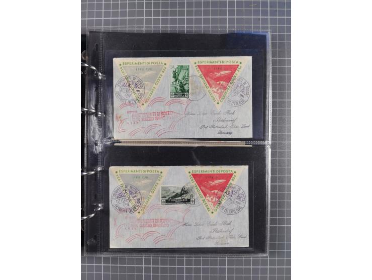 1933/45, 27 Belege (8 x DR, 1 x Belgien. 2 x Italien, 5 x Kanada, 2 x USA, 1 x Kuba, 8 x Niederlande) dazu noch 2 Anschreiben