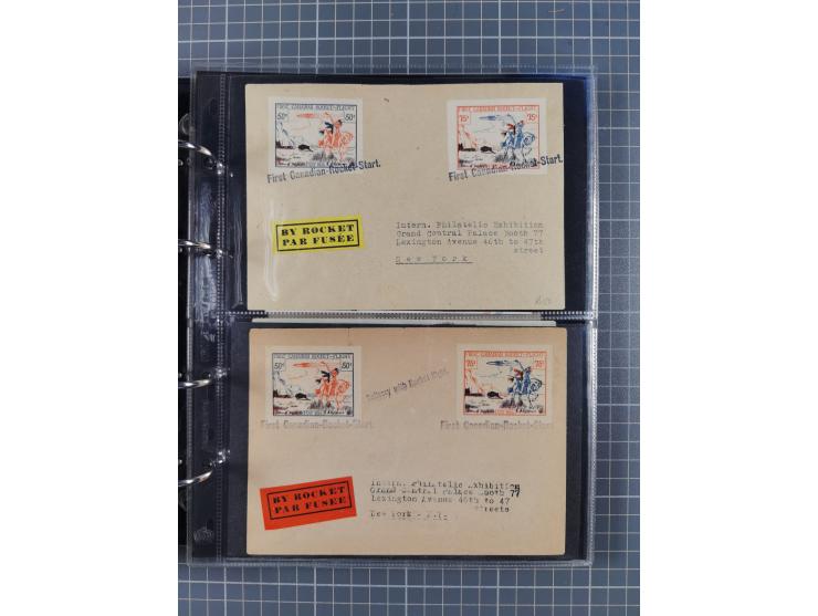 1933/45, 27 Belege (8 x DR, 1 x Belgien. 2 x Italien, 5 x Kanada, 2 x USA, 1 x Kuba, 8 x Niederlande) dazu noch 2 Anschreiben