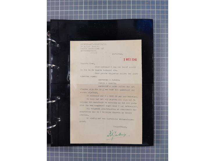 1933/45, 27 Belege (8 x DR, 1 x Belgien. 2 x Italien, 5 x Kanada, 2 x USA, 1 x Kuba, 8 x Niederlande) dazu noch 2 Anschreiben