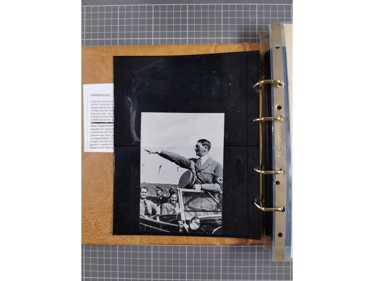 1933/45, Dokumentation zum Thema: Hitlers verbrecherische SS und seine SA", insgesamt 55 Belegstücke (33 x SS) mit besseren P