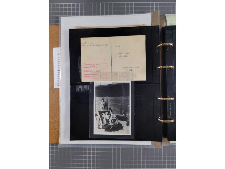 1933/45, Dokumentation zum Thema: Hitlers verbrecherische SS und seine SA", insgesamt 55 Belegstücke (33 x SS) mit besseren P