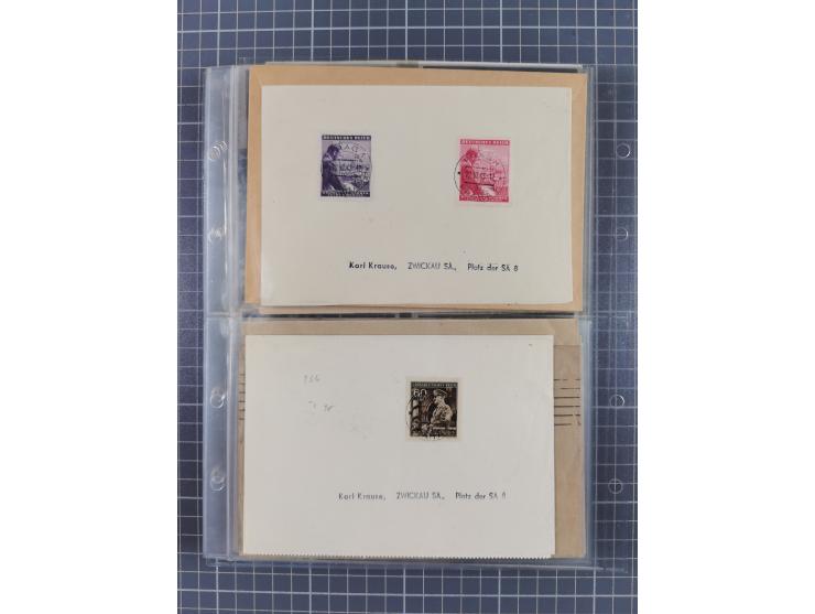 1933/45, Propaganda, 2 Alben mit 310 Belegen, alle zum Thema: A. Hitler, das Gesicht des Hauptkriegsverbrechers-verantwortlic