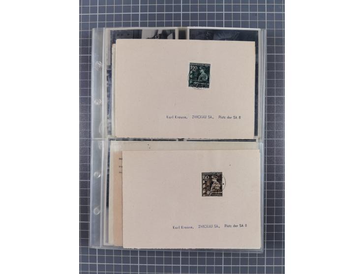 1933/45, Propaganda, 2 Alben mit 310 Belegen, alle zum Thema: A. Hitler, das Gesicht des Hauptkriegsverbrechers-verantwortlic