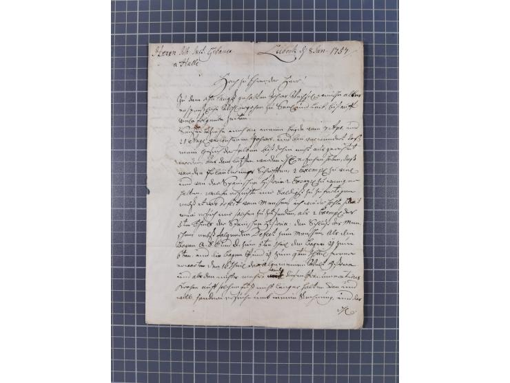 1734/1872, Norddeutsche Staaten, rund 30 Belege, dabei diverse Stempel, Auslandspost, kleiner "DE HAMBURG", etc.