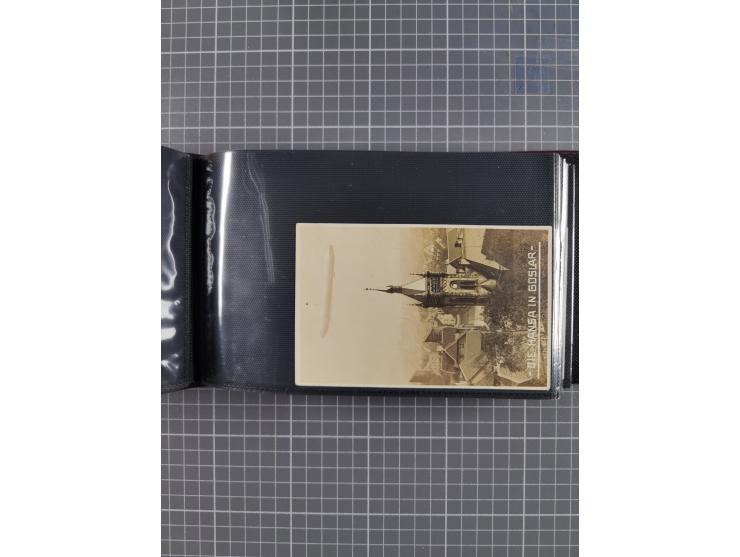 1907/38, Album 100 Zeppelin-Ansichtskarten, dabei 64 Karten bis 1914 (52 AK Deutsches Reich) mit vielen seltenen Ansichten, m