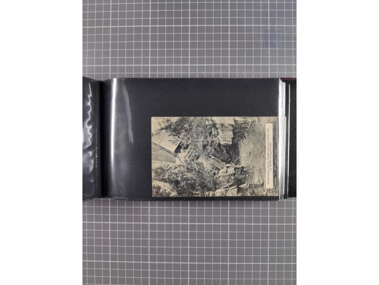 1907/38, Album 100 Zeppelin-Ansichtskarten, dabei 64 Karten bis 1914 (52 AK Deutsches Reich) mit vielen seltenen Ansichten, m