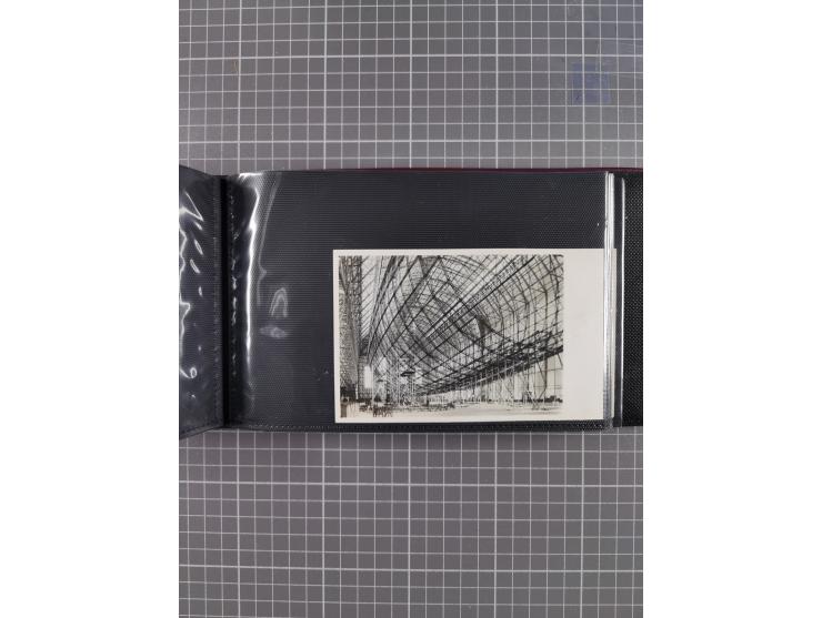 1907/38, Album 100 Zeppelin-Ansichtskarten, dabei 64 Karten bis 1914 (52 AK Deutsches Reich) mit vielen seltenen Ansichten, m