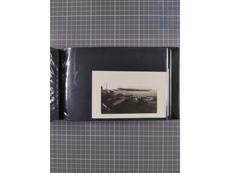 1907/38, Album 100 Zeppelin-Ansichtskarten, dabei 64 Karten bis 1914 (52 AK Deutsches Reich) mit vielen seltenen Ansichten, m