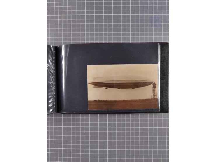 1907/38, Album 100 Zeppelin-Ansichtskarten, dabei 64 Karten bis 1914 (52 AK Deutsches Reich) mit vielen seltenen Ansichten, m