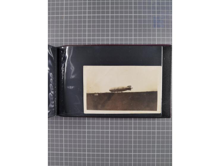 1907/38, Album 100 Zeppelin-Ansichtskarten, dabei 64 Karten bis 1914 (52 AK Deutsches Reich) mit vielen seltenen Ansichten, m