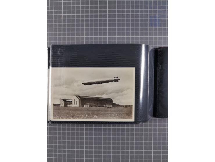 1907/38, Album 100 Zeppelin-Ansichtskarten, dabei 64 Karten bis 1914 (52 AK Deutsches Reich) mit vielen seltenen Ansichten, m