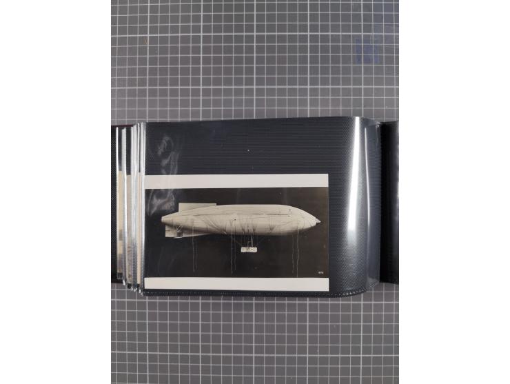 1907/38, Album 100 Zeppelin-Ansichtskarten, dabei 64 Karten bis 1914 (52 AK Deutsches Reich) mit vielen seltenen Ansichten, m