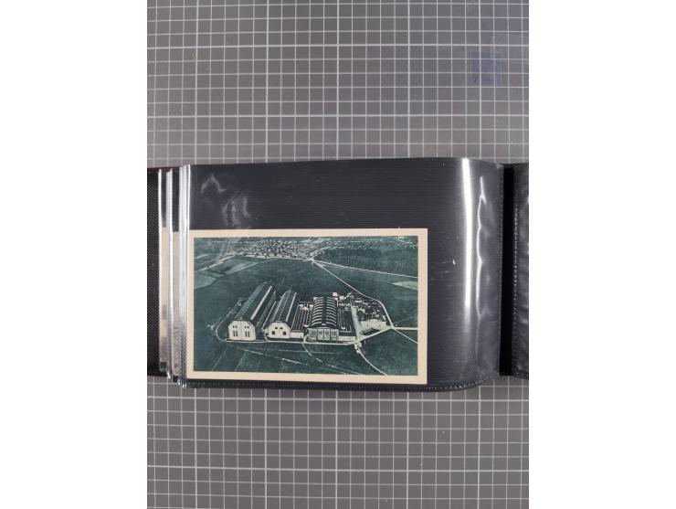 1907/38, Album 100 Zeppelin-Ansichtskarten, dabei 64 Karten bis 1914 (52 AK Deutsches Reich) mit vielen seltenen Ansichten, m