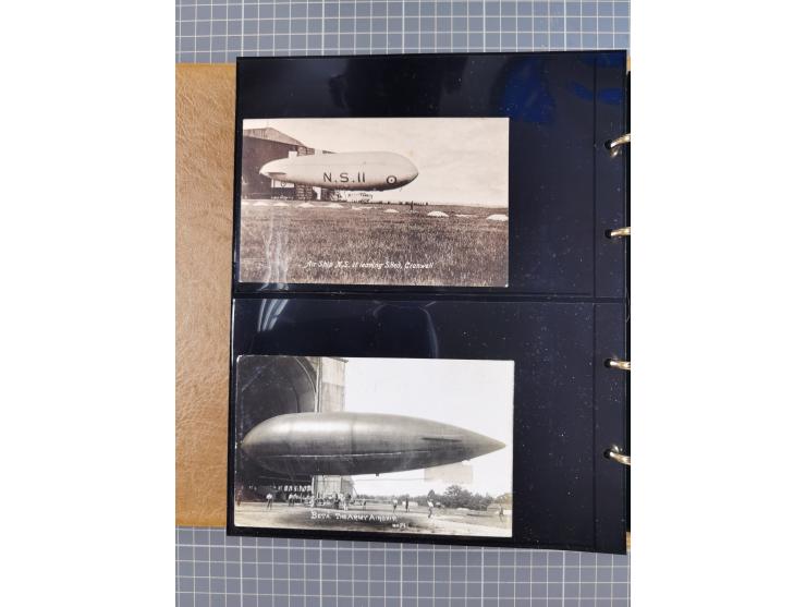 1908/39, umfangreiche Sammlung von 234 Belegen, viel Deutsches Reich (126 St.) mit Zeppelinbriefen/ Karten, Zeppelin-Ansichts