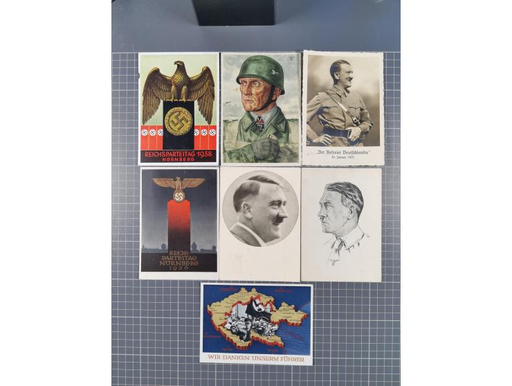 1936/43 (ca.), 20 Propaganda-bzw. Kriegskarten