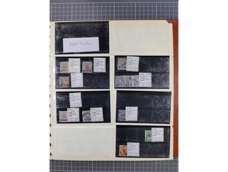 1900/39, Lagerbuch mit meist ungebrauchten/postfrischen Marken auf Steckkarten von D. Kolonien, Besetzung I. WK, Abstimmungsg